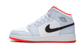 Air Jordan 1 Mid Half Blue Polka Dot Swoosh (GS) 555112-400 — Vista 1