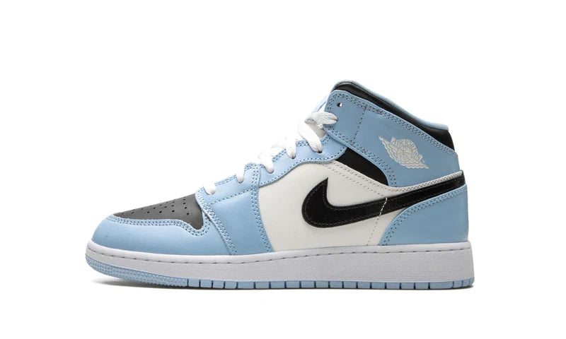 Air Jordan 1 Mid Ice Blue 555112-401 — Vista 1