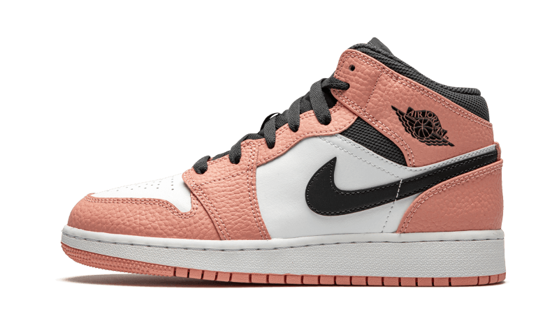 Air Jordan 1 Mid Pink Quartz 555112-603 — Vista 1