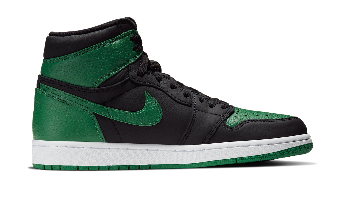 Air Jordan 1 Retro High Pine Green Black (GS) 575441-030 — Vista 2
