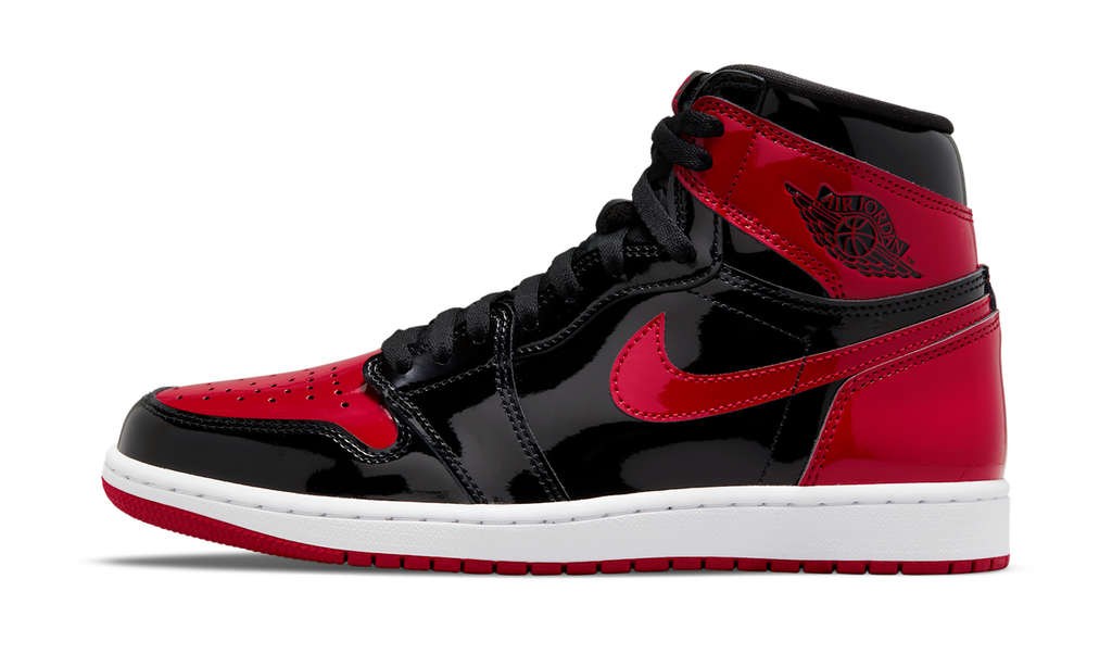 Air Jordan 1 Retro High OG Patent Bred (GS) 575441-063 — Vista 1