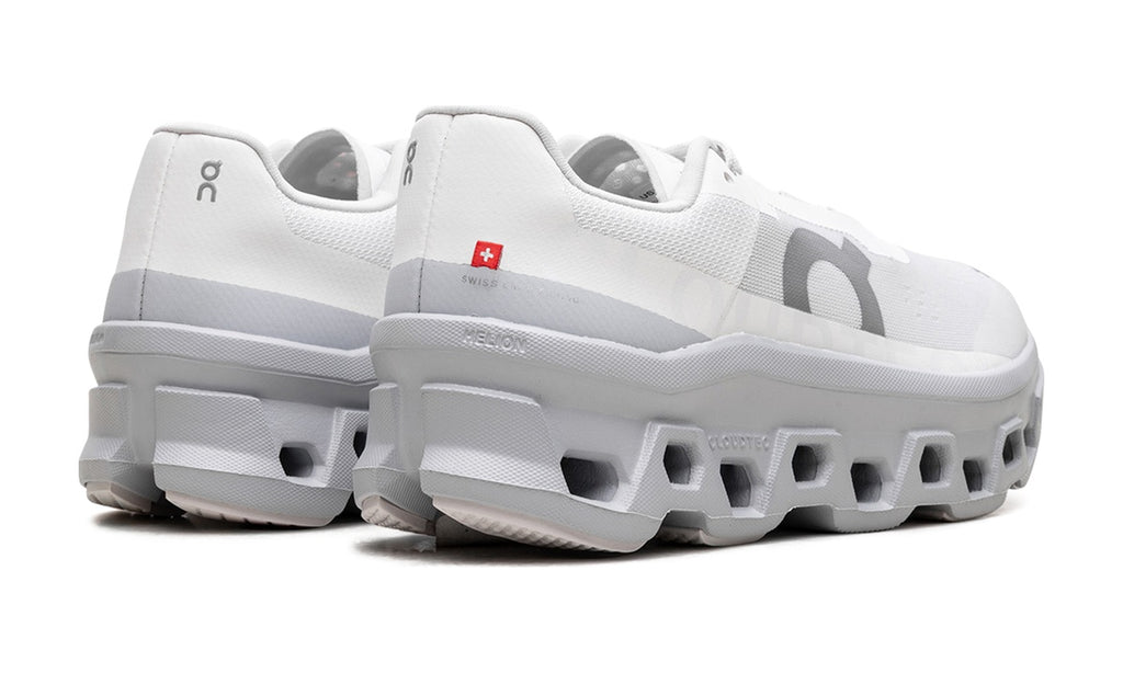 On Running Cloudmonster White Glacier (Women's) — vista 3