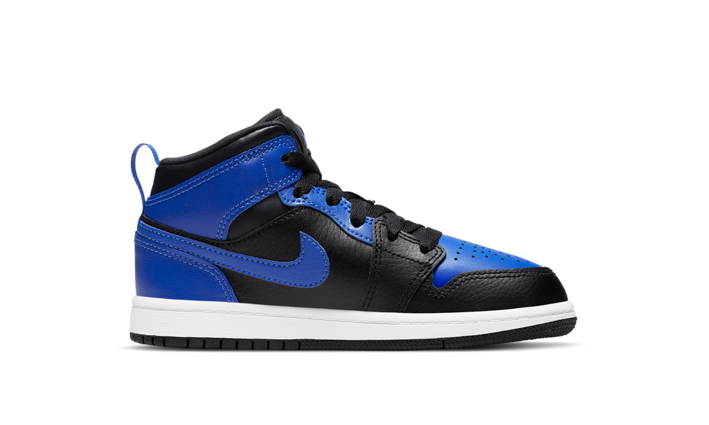 Air Jordan 1 Mid Hyper Royal (PS) 640734-077 — Vista 2