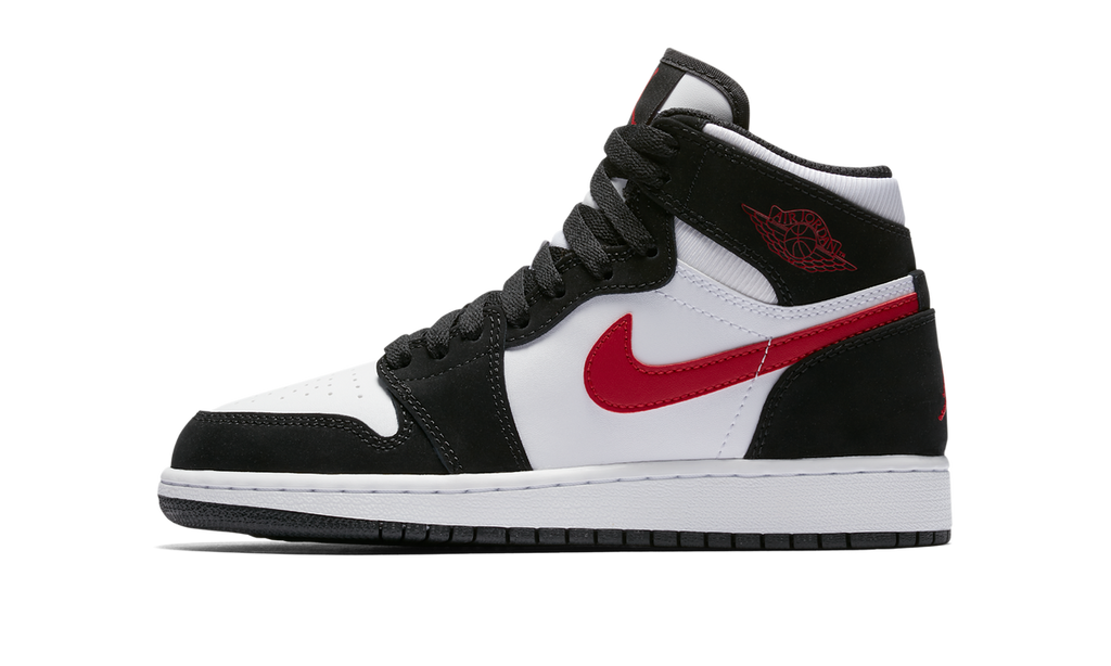 Air Jordan 1 Retro High Black Red White (GS) 705300-020 — Vista 1