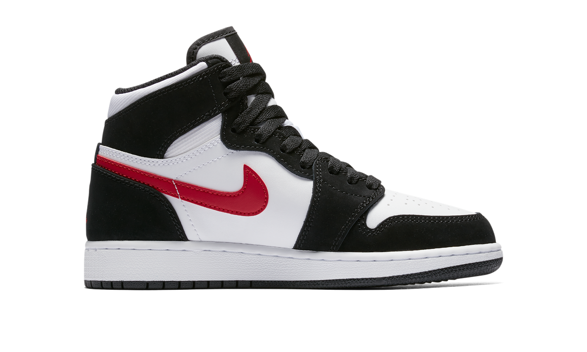 Air Jordan 1 Retro High Black Red White (GS) 705300-020 — Vista 2