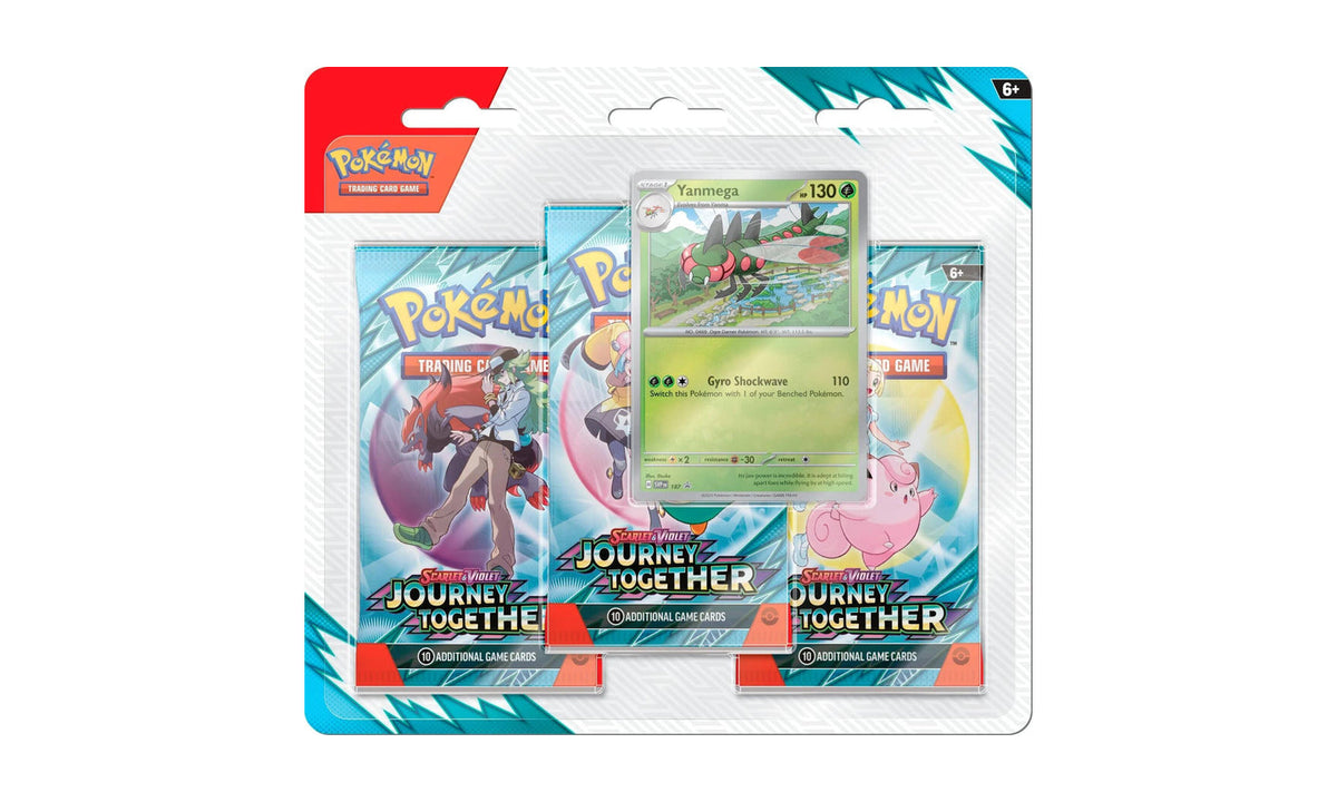 Pokémon TCG Journey Together: Yanmega 3-Pack Blister