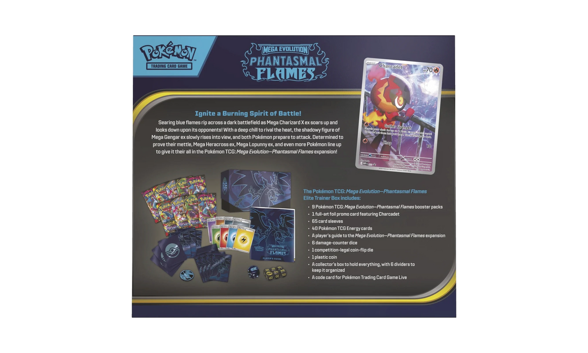 Pokémon TCG Phantasmal Flames Elite Trainer Box