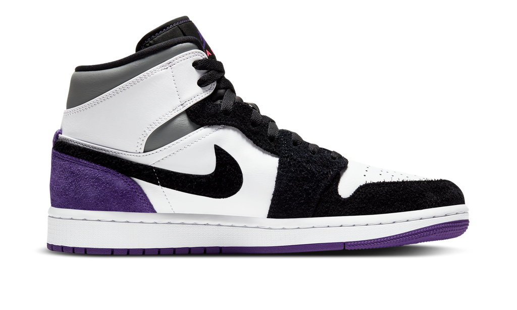 Air Jordan 1 Mid SE Purple 852542-105 — Vista 2