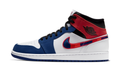 Air Jordan 1 Mid Multi-Color Swoosh 852542-146 — Vista 1