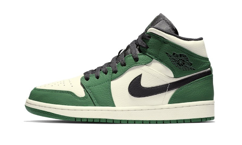Air Jordan 1 Mid Pine Green 852542-301 — Vista 1