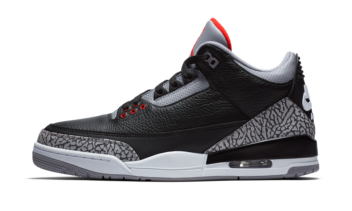 Air Jordan 3 Retro Black Cement (2018) (GS) 854261-001 — Vista 1