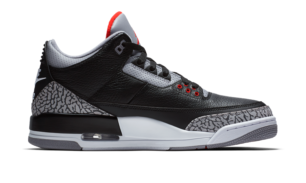 Air Jordan 3 Retro Black Cement (2018) 854262-001 — Vista 2