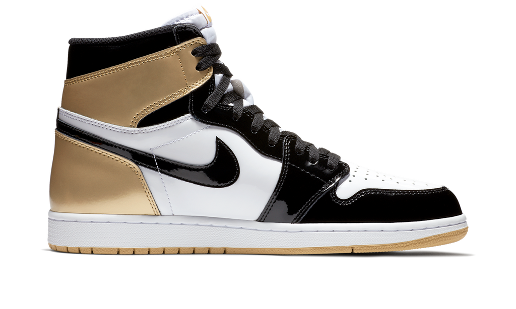 Air Jordan 1 Retro High Gold Top 3 861428-001 — Vista 2
