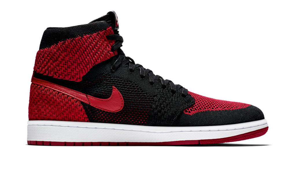 Air Jordan 1 Retro High Flyknit Bred 919704-001 — Vista 2