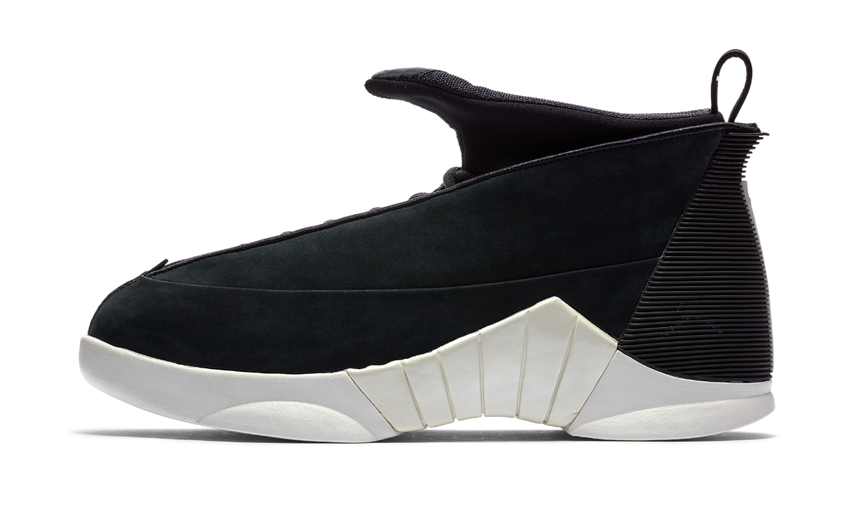 Air Jordan 15 Retro PSNY Black Suede 921194-011 — Vista 1