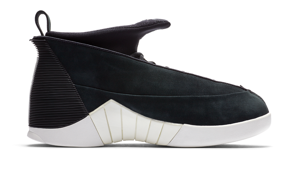 Air Jordan 15 Retro PSNY Black Suede 921194-011 — Vista 2