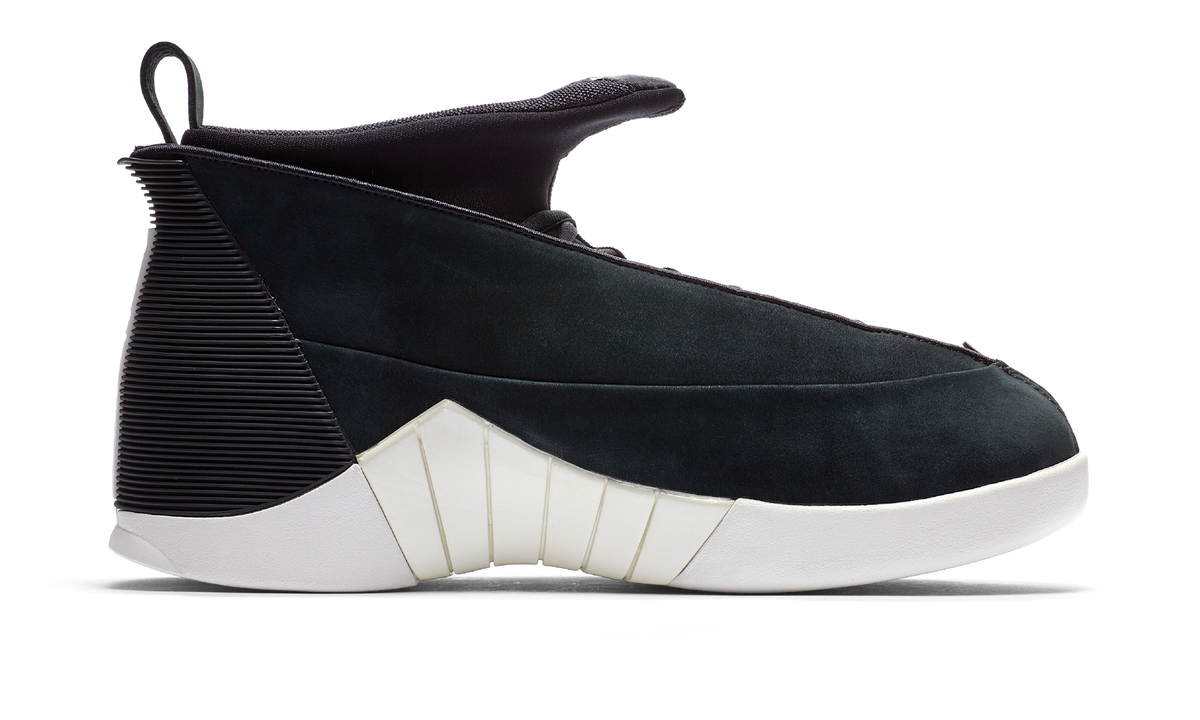 Air Jordan 15 Retro PSNY Black Suede 921194-011 — Vista 2