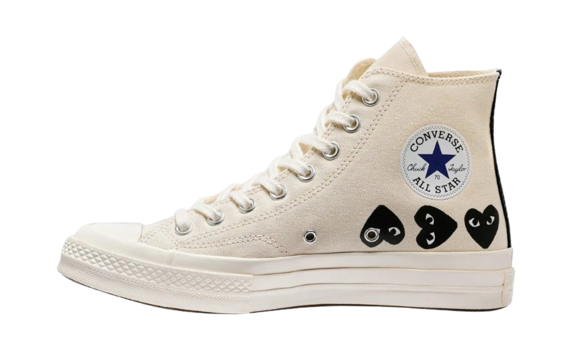 Converse Chuck Taylor All Star 70 Hi Comme Des Garcons Play White Milk