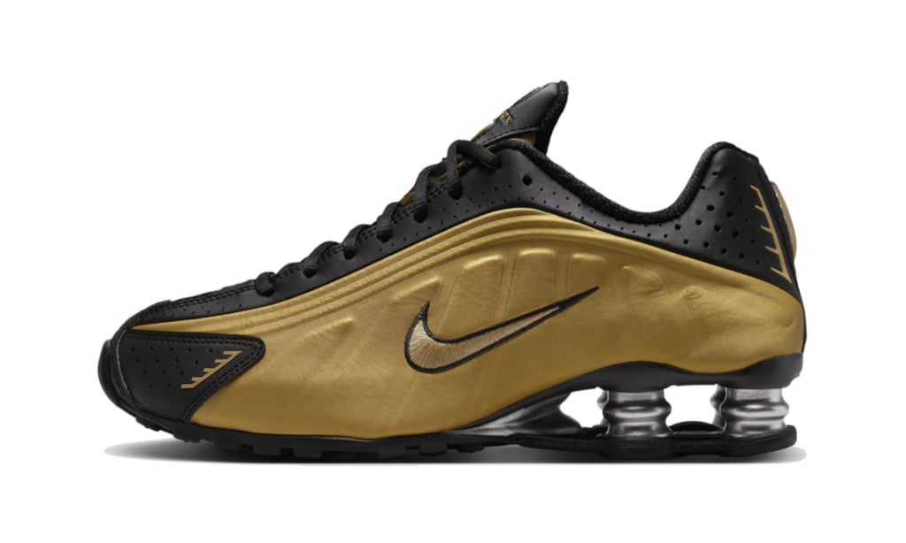 Nike Shox R4 Black Metallic Gold - AR3565-005 - imagen 1