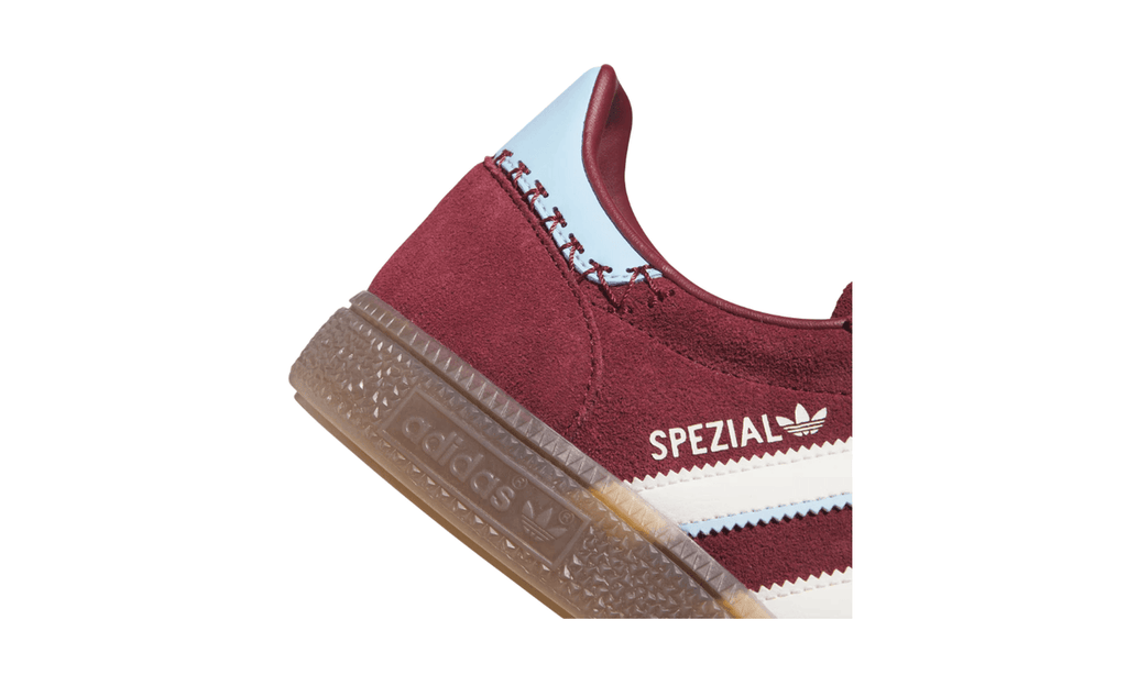 zapatillas Adidas Handball Spezial rojas Chevron Stitch Pack suela gum Doggy Sneakers