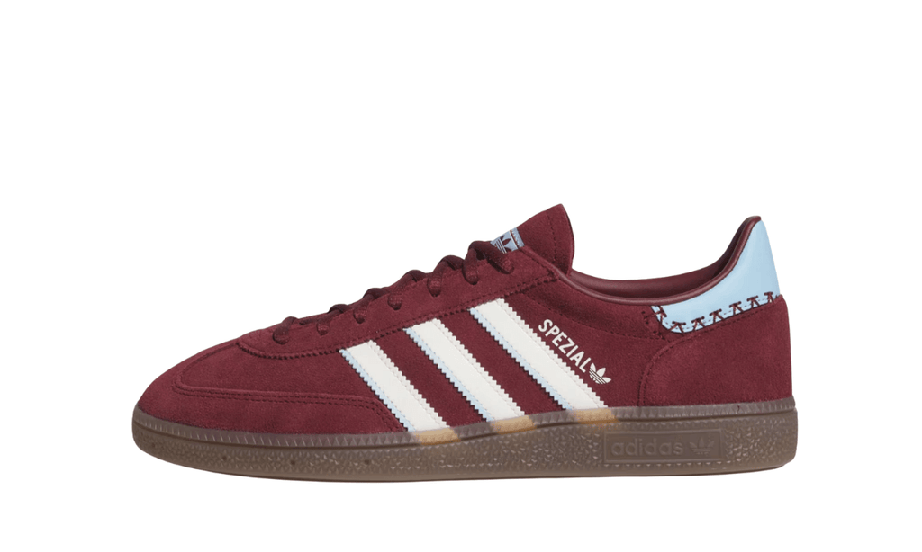 zapatillas Adidas Handball Spezial rojas Chevron Stitch Pack suela gum Doggy Sneakers