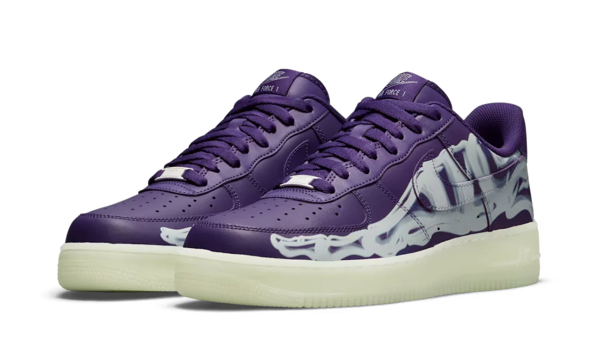 Air Force 1 Low ´07 QS Purple Skeleton Halloween