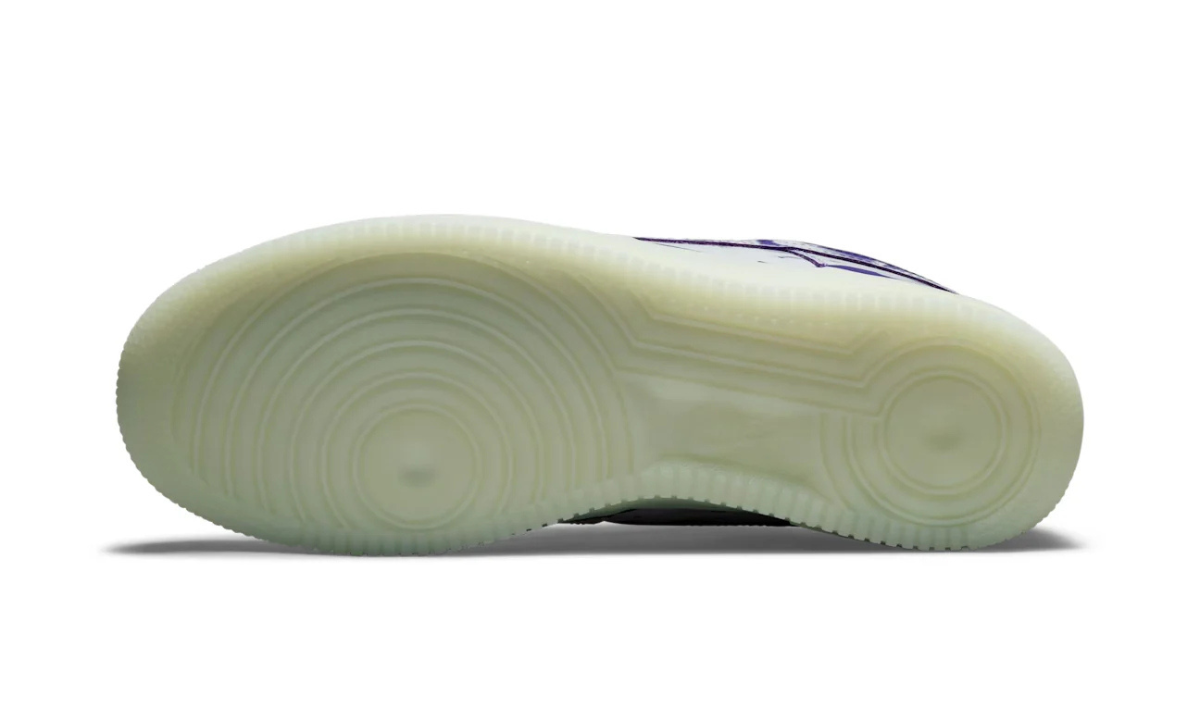 Air Force 1 Low ´07 QS Purple Skeleton Halloween