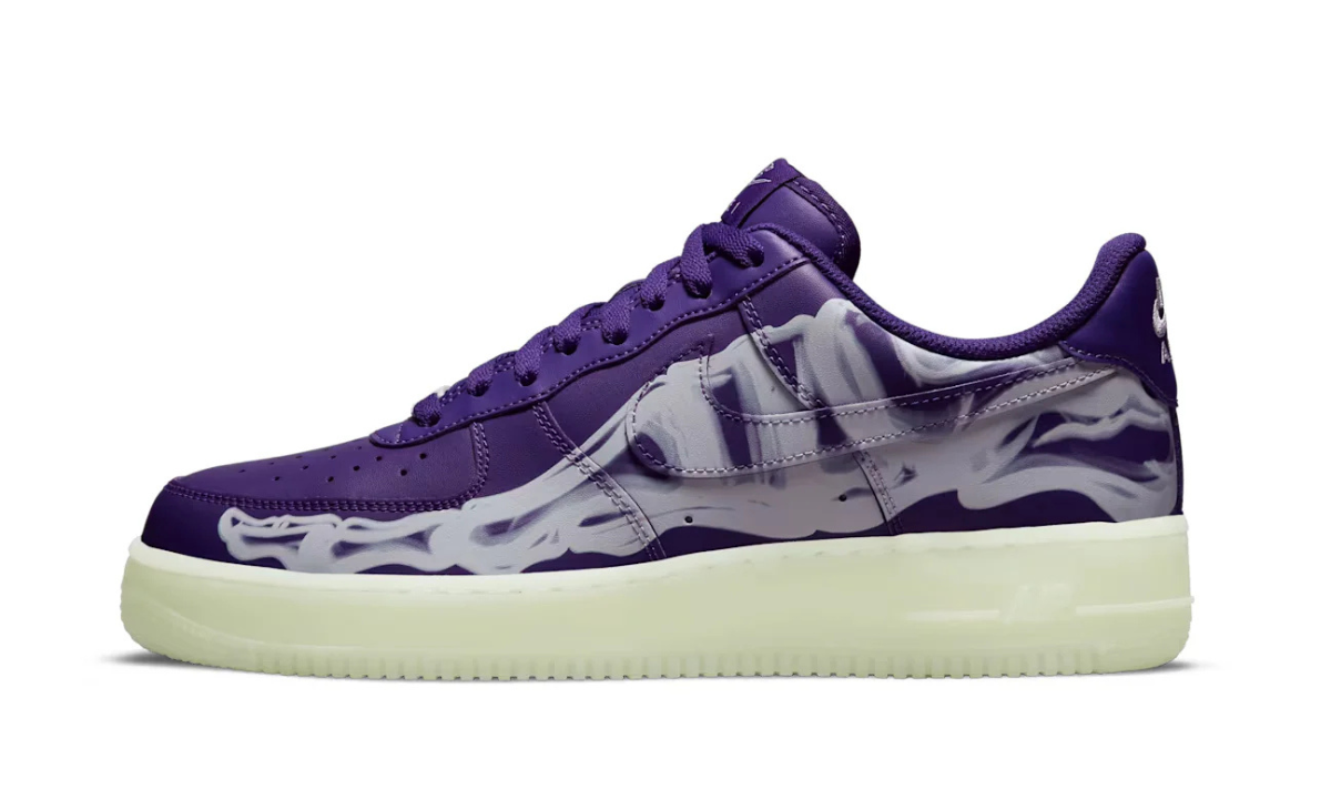 Air Force 1 Low ´07 QS Purple Skeleton Halloween