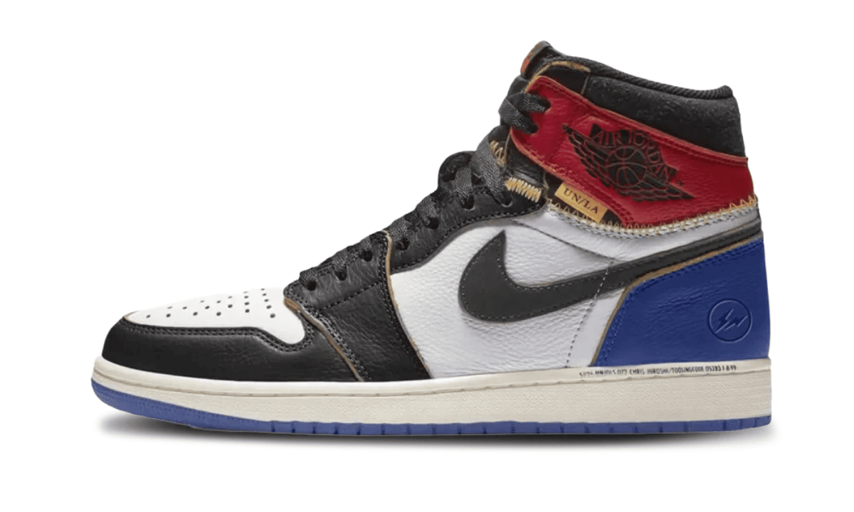 Air Jordan 1 Retro High OG SP Fragment x Union LA Varsity Red Sport Royal