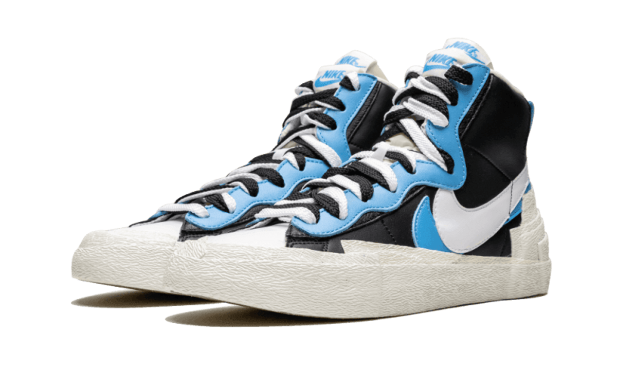 Nike Blazer Mid Sacai White Black Legend Blue - BV0072-001 - imagen 2