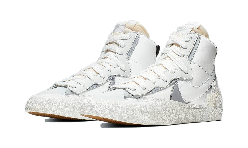 Sacai x Nike Blazer Mid White Grey - BV0072-100 - imagen 2