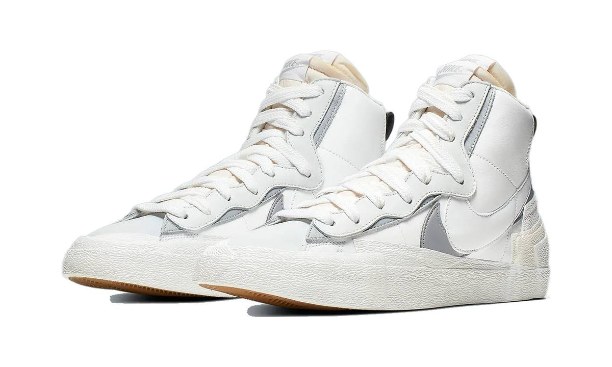 Sacai x Nike Blazer Mid White Grey - BV0072-100 - imagen 2
