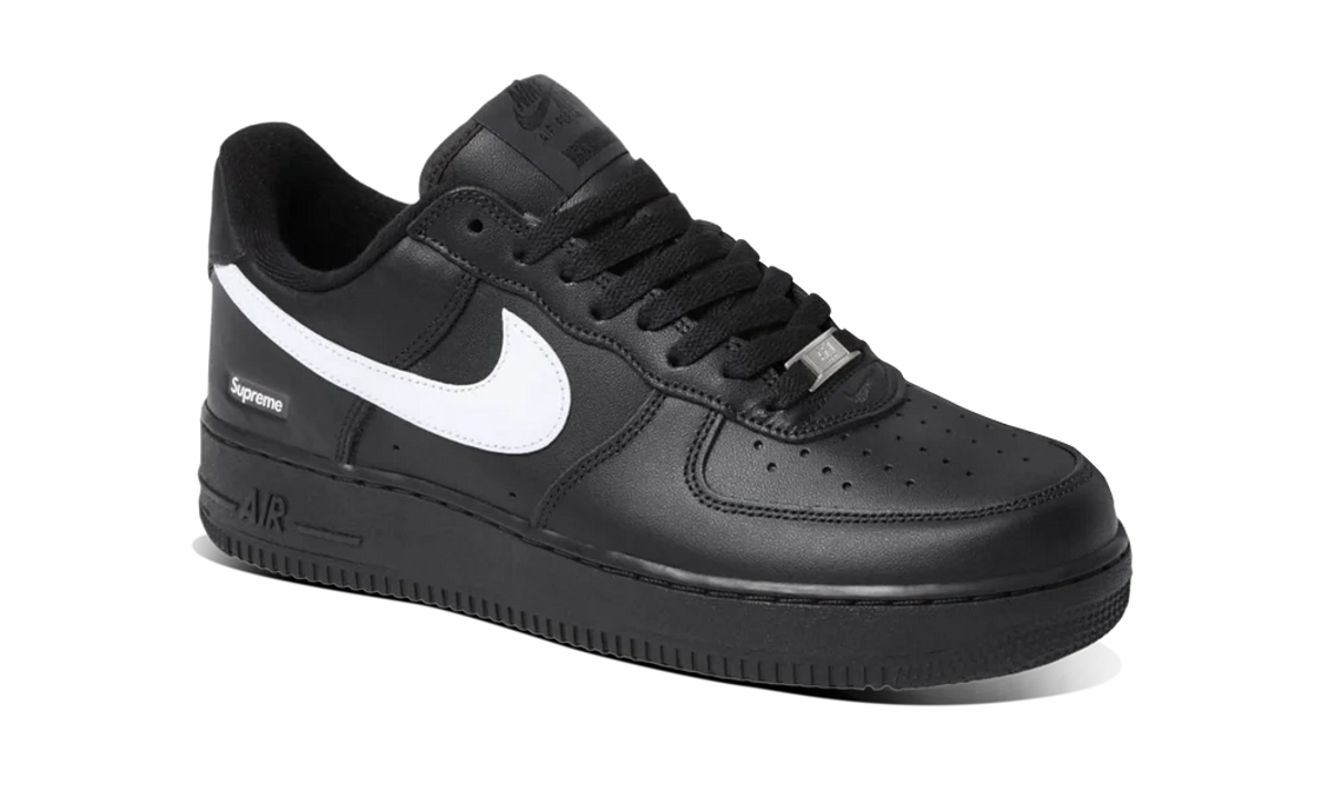 Nike Air Force 1 Low Supreme Black White - CU9225-002 - imagen 2