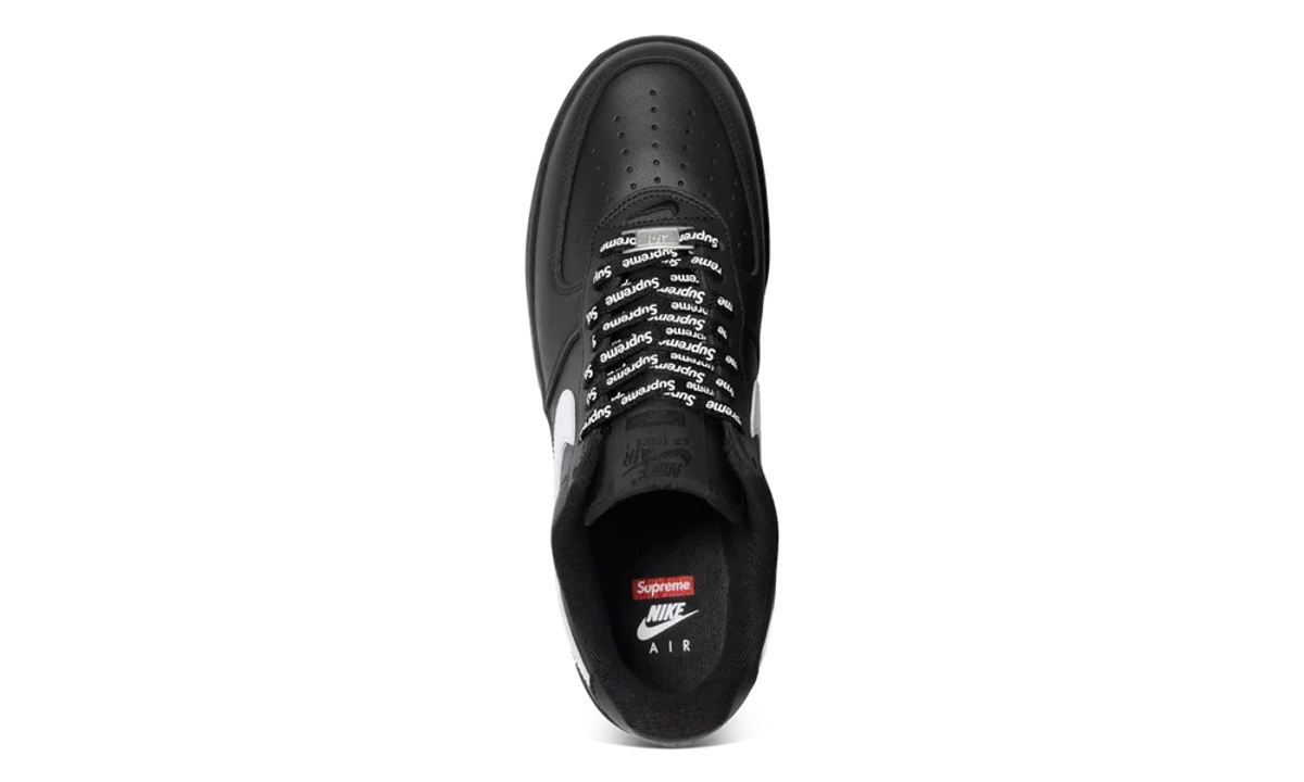 Nike Air Force 1 Low Supreme Black White - CU9225-002 - imagen 3