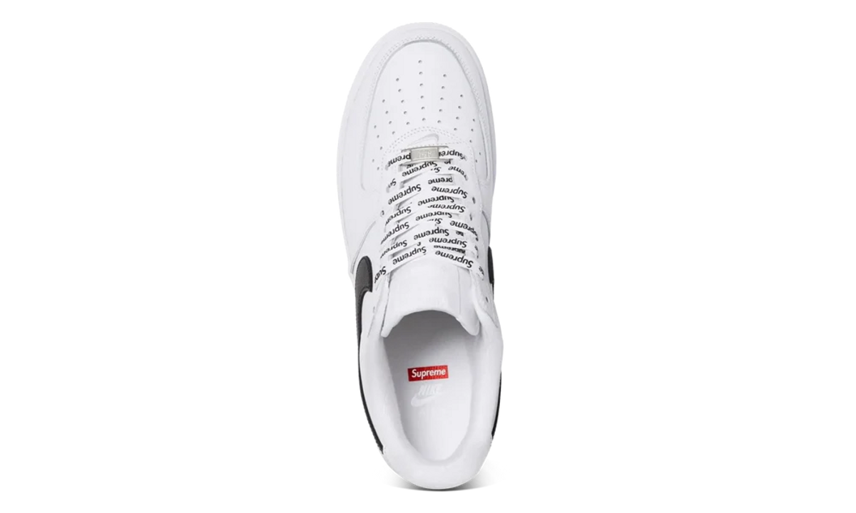 Nike Air Force 1 Low Supreme White Black - CU9225-102 - imagen 3