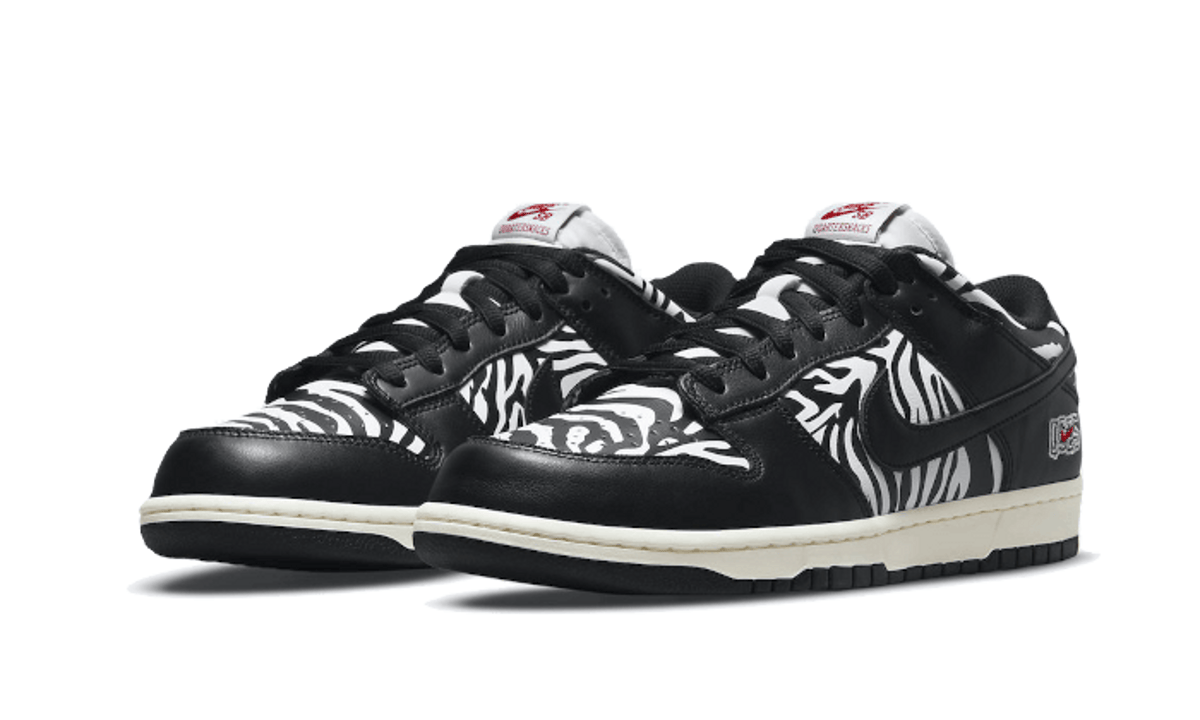 Nike SB Dunk Low Quartersnacks Zebra - DM3510-001 - imagen 2