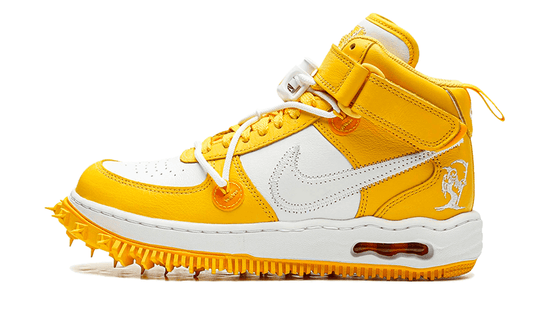 Nike x Off-White™ Air Force 1 Mid SP Leather White And Varsity Maize - DR0500-101 - imagen 1