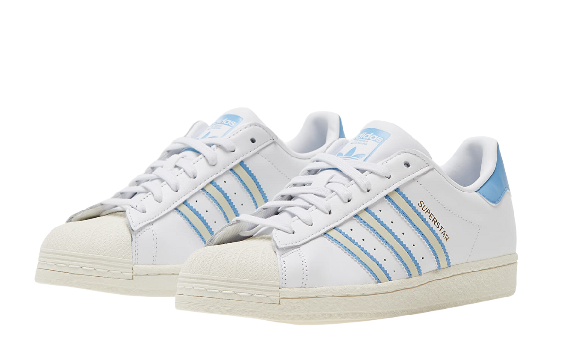 Adidas Superstar Cloud White Light Blue