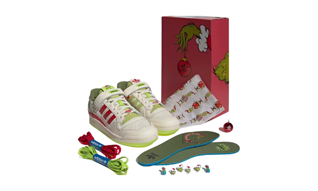 Adidas Forum Low The Grinch White Red