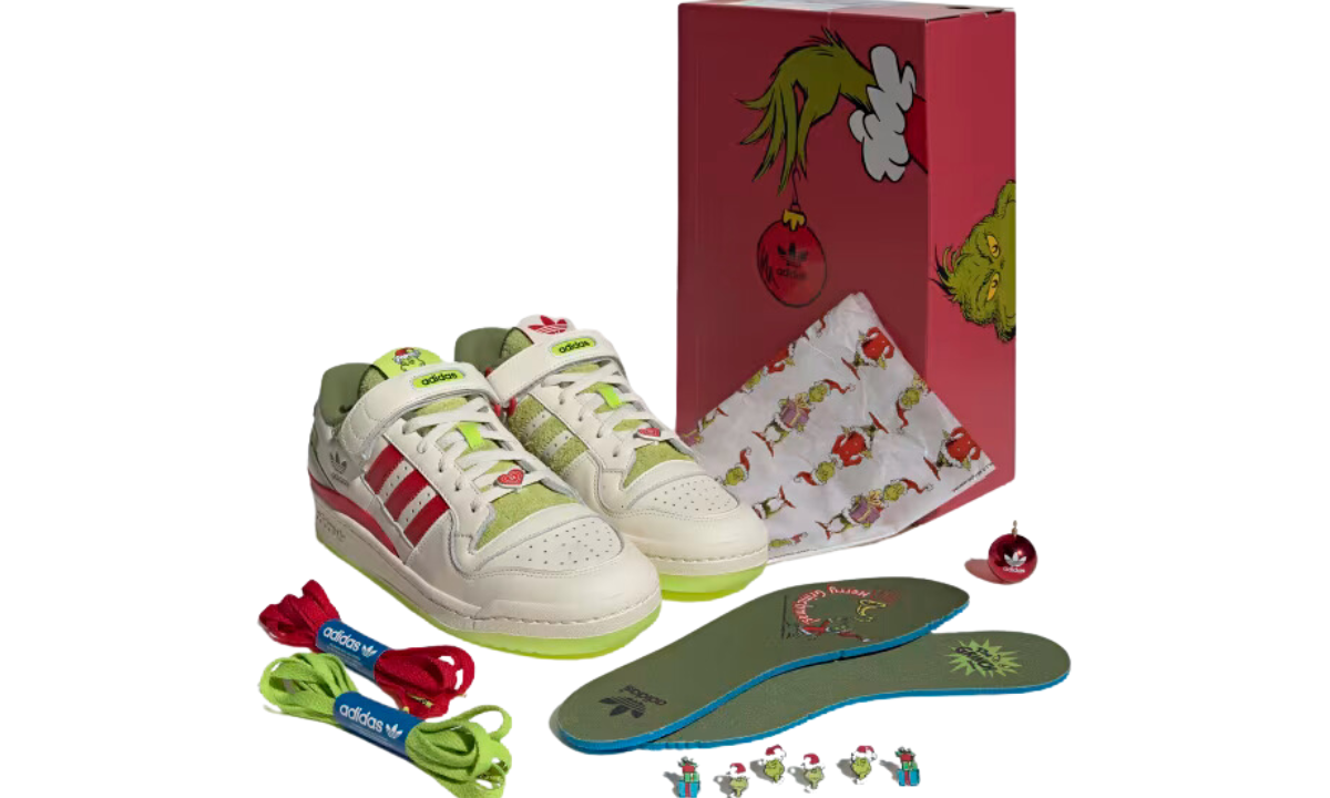 Adidas Forum Low The Grinch White Red