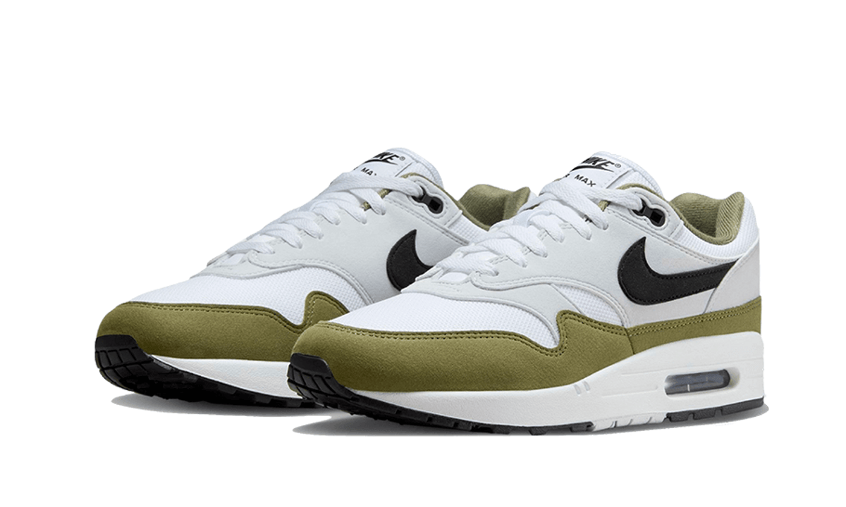 Nike Air Max 1 White Black Medium Olive - FD9082-102 - imagen 2