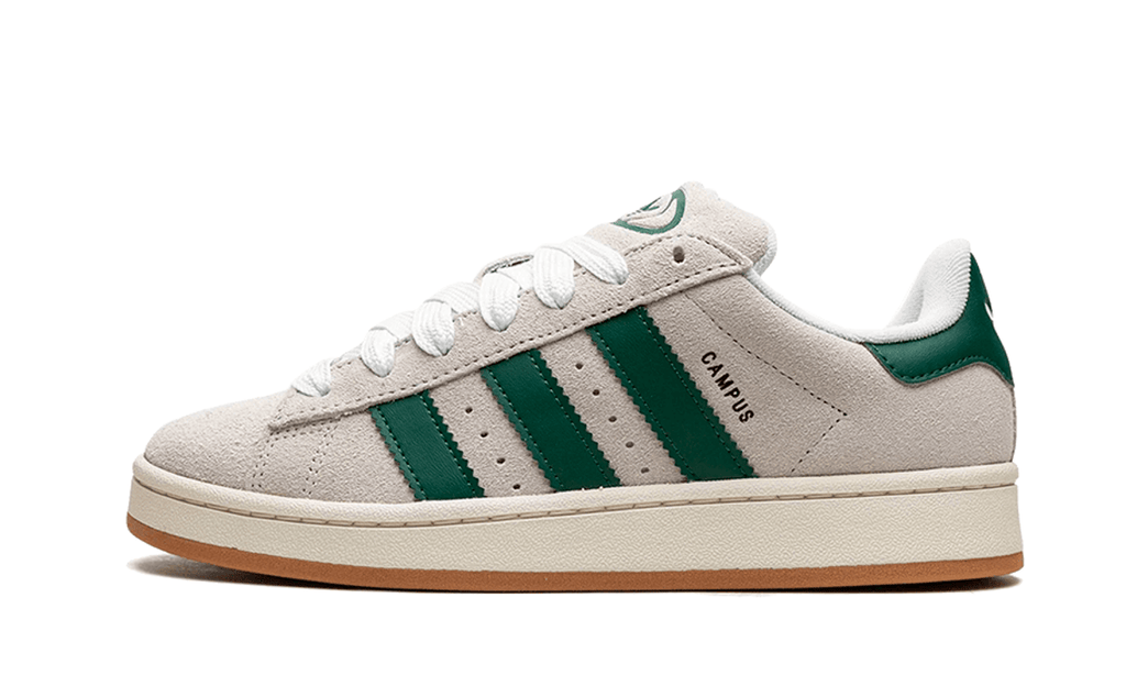 Adidas Campus 00s Crystal White Dark Green