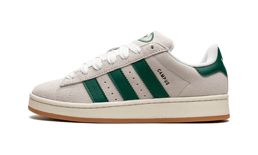 Adidas Campus 00s Crystal White Dark Green