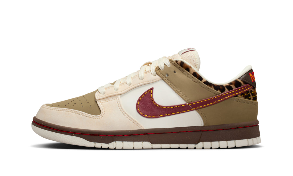 Nike Dunk Low Retro Khaki Team Red Pearl White (W) - IM6687-262 - imagen 1