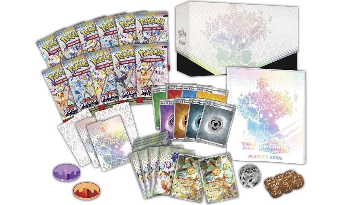 Pokémon Scarlet & Violet Prismatic Evolutions Elite Trainer Box