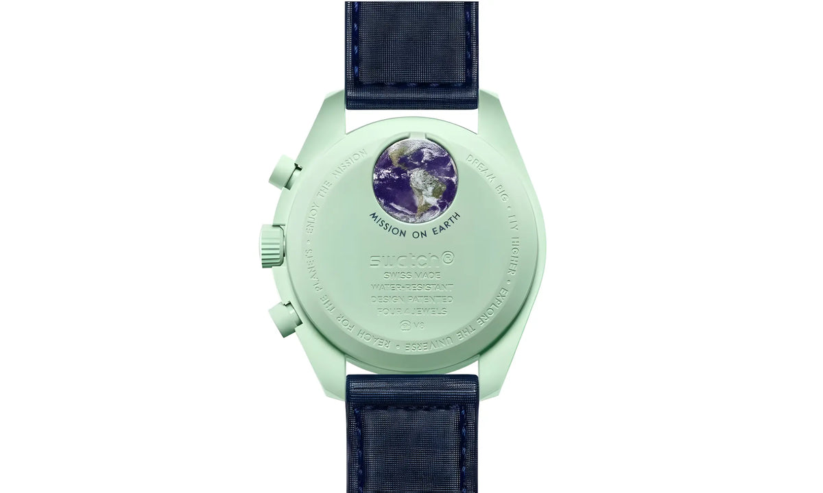 Swatch x Omega Bioceramic Moonswatch Mission to Earth