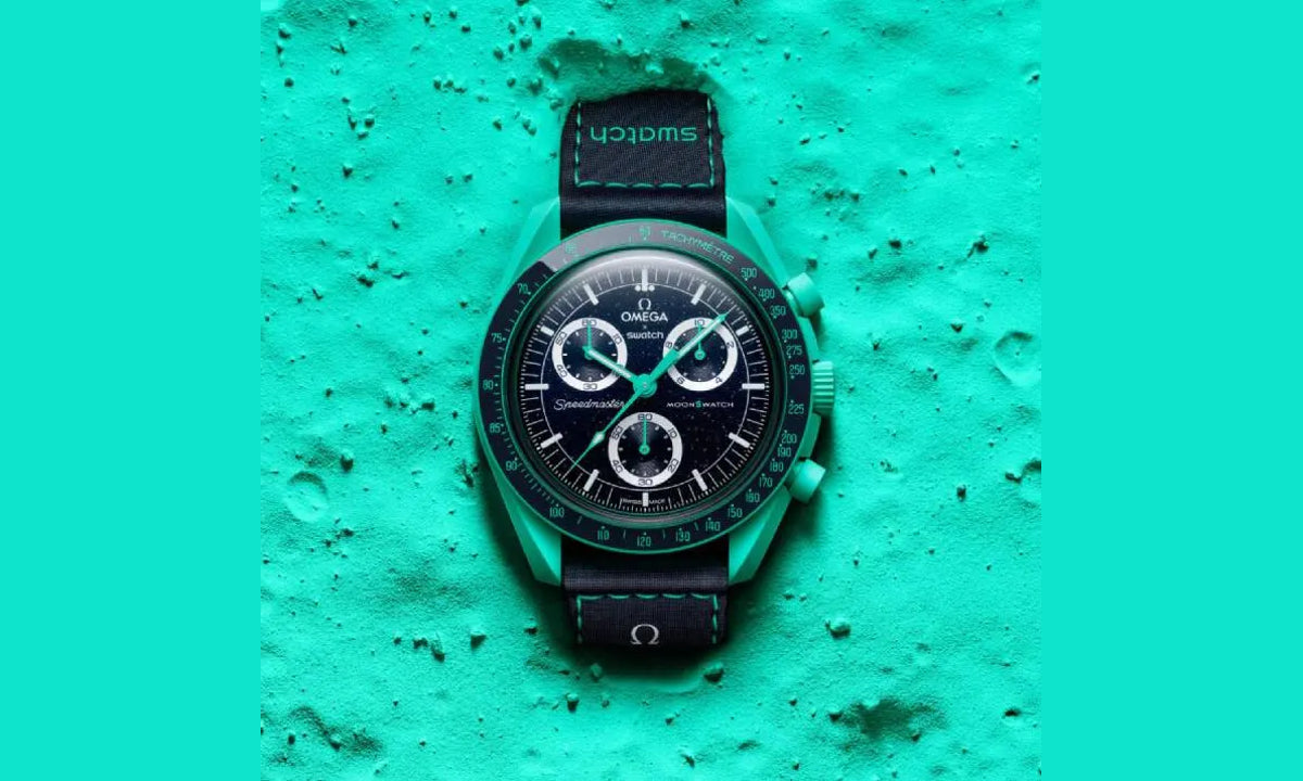 Swatch x Omega Bioceramic Moonswatch Mission to Earth - Polar Lights