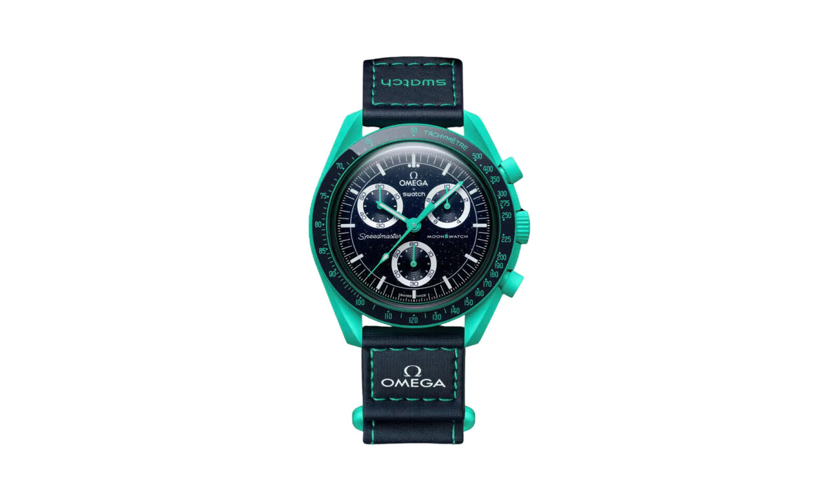 Swatch x Omega Bioceramic Moonswatch Mission to Earth - Polar Lights