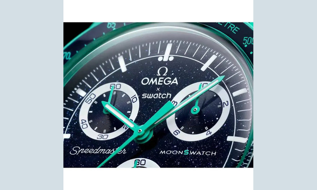 Swatch x Omega Bioceramic Moonswatch Mission to Earth - Polar Lights