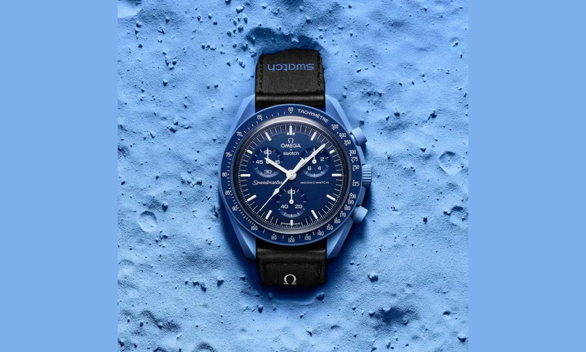 Swatch x Omega Bioceramic Moonswatch Mission to Neptune